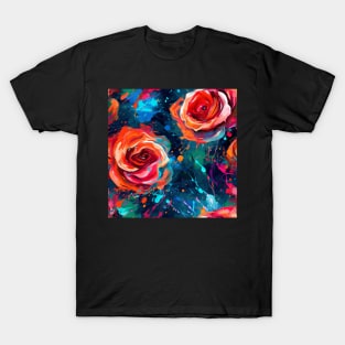 Rainbow flowers T-Shirt